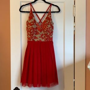 Red cocktail, formal, or homecoming dress